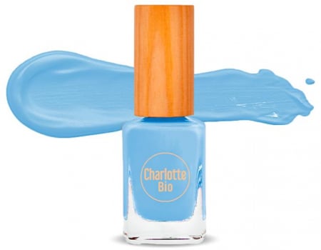 Lac unghii - Lac VEGAN unghii, acoperire perfecta si de lunga durata Bleu Pastel Charlotte Bio