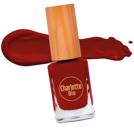 Lac unghii - Lac VEGAN unghii, acoperire perfecta si de lunga durata Rouge Bordeaux Charlotte Bio