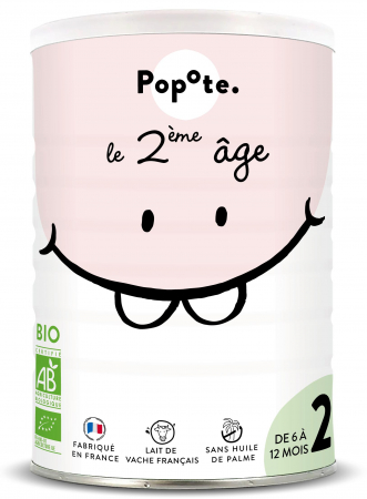 Formule de lapte - Lapte praf BIO continuare(Etapa 2), 6-12 luni Popote
