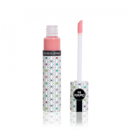 Luciu BIO buze Champagne Rose, cu ulei ricin, ceara candelilla si extract magnolie Charlotte Bio [3]