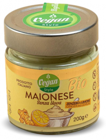 Lichidari - Maioneza BIO fara oua din lapte de soia cu ghimbir si lamaie Vegan Style