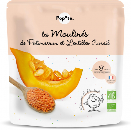 Mancaruri cu cereale si legume - Mancare BIO cu 55% dovleac si linte rosie, +8 luni Popote