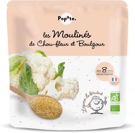 Mancaruri cu cereale si legume - Mancare BIO cu 63% conopida si bulgur, +8 luni Popote