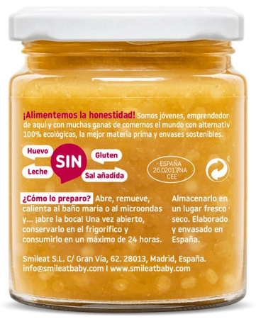 Mancare BIO din linte si quinoa, +10 luni Smileat [1]