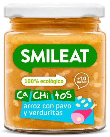 Lichidari - Mancare BIO din orez, curcan si legume, +10 luni Smileat