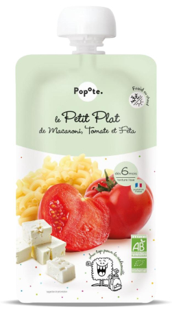 Mancaruri cu cereale si legume - Mancare BIO din paste, feta si rosii, +6 luni Popote