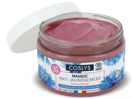 Masca BIO anti-ingalbenire par alb, gri sau blond, cu extract de albastrele Coslys [1]