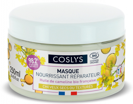 Masca par - Masca BIO hranitoare si reparatoare par uscat si deteriorat, cu ulei de camelina  Coslys