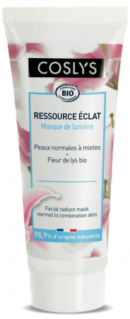 Curatare si demachiere fata - Masca BIO iluminatoare ten normal si mixt, cu extract de crin Coslys