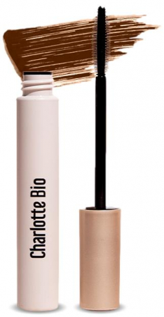 Mascara pentru gene - Mascara BIO Maro volum si alungire, apa flori trandafir, ulei ricin si ceara vegetala Charlotte Bio