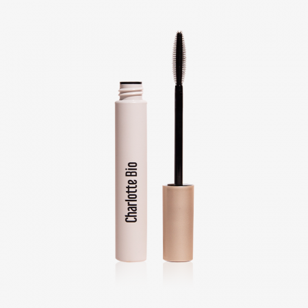 Mascara BIO Negru volum si alungire, cu apa trandafir, ulei ricin si ceara vegetala Charlotte Bio [4]