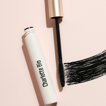 Mascara BIO Negru volum si alungire, cu apa trandafir, ulei ricin si ceara vegetala Charlotte Bio [7]