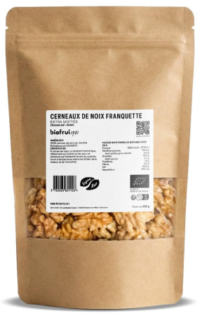Nuci si Fructe salbatice - Miez de nuca premium Franquette din Perigord DOP(format economic) Biofruisec