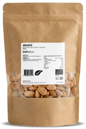 Nuci si Fructe salbatice - Migdale albe BIO coapte(format economic) Biofruisec