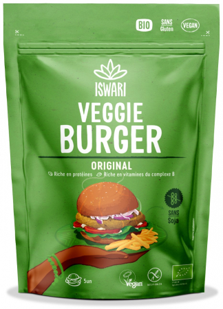Mixuri pentru preparate sarate - Mix BIO pentru burger vegan Iswari