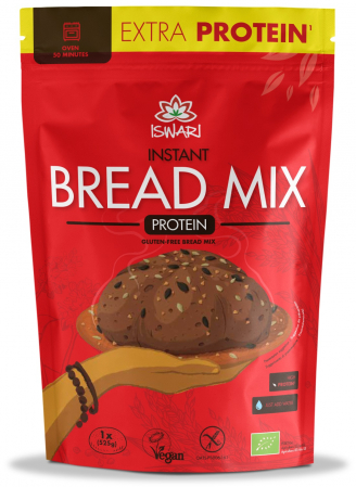 Lichidari - Mix instant pentru paine BIO Protein Organic (fara gluten) Iswari