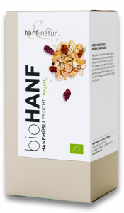 Alimente cu proteine de canepa - Musli cu fructe si seminte de canepa BIO Hanf & Natur