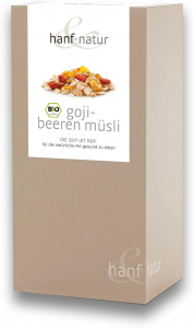 Alimente cu proteine de canepa - Musli din seminte de canepa si goji BIO Hanf & Natur