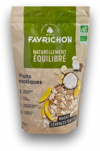 Musli BIO cu cereale prajite si fructe exotice Favrichon [1]