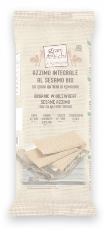 Paine azima BIO din grau antic integral, seminte susan si ulei masline Grani Antichi [0]