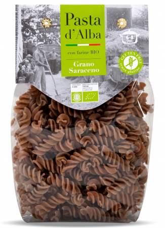 Paste fara gluten din cereale si legume - Paste fusilli BIO fara gluten, din hrisca  Pasta d'Alba