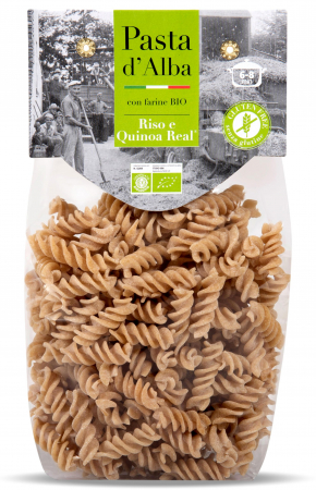 Paste fara gluten din orez - Paste fusilli BIO fara gluten, din orez si quinoa Pasta d'Alba
