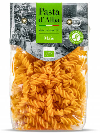 Paste fara gluten din cereale si legume - Paste fusilli BIO fara gluten, din porumb Pasta d'Alba