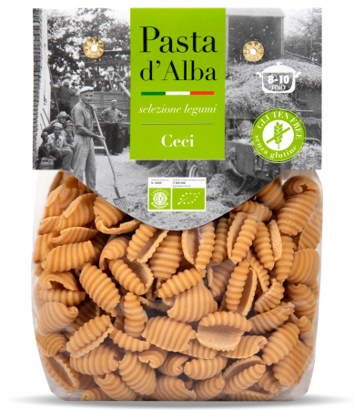 Paste fara gluten din cereale si legume - Paste gnocchetti BIO fara gluten, din naut Pasta d'Alba