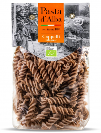 Paste din faina integrala - Paste integrale fusilli BIO din grau dur Pasta d'Alba