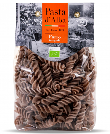 Paste din faina integrala - Paste integrale fusilli BIO din spelta Pasta d'Alba