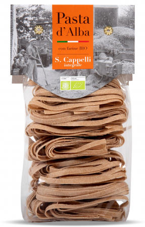 Paste din faina integrala - Paste integrale tagliatelle BIO din grau dur Pasta d'Alba