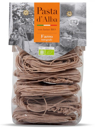 Paste din faina integrala - Paste integrale tagliolini BIO din spelta Pasta d'Alba
