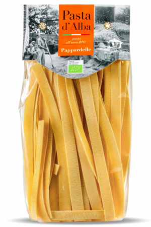 Paste cu oua - Paste parpadelle BIO din grau dur si oua Pasta d'Alba