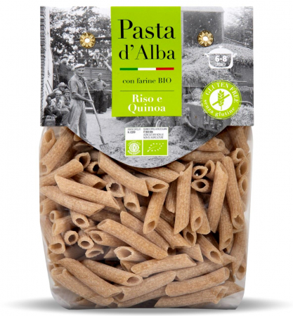Paste fara gluten din orez - Paste penne BIO fara gluten, din orez si quinoa Pasta d'Alba
