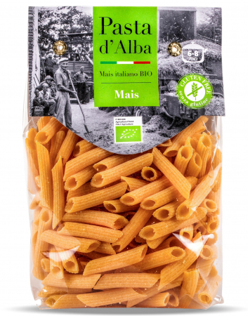 Paste fara gluten din cereale si legume - Paste penne BIO fara gluten, din porumb Pasta d'Alba