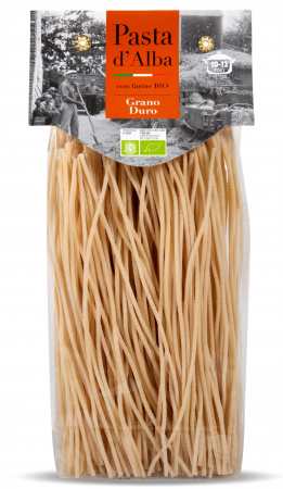Paste din grau dur - Paste spaghettoni BIO din grau dur Pasta d'Alba
