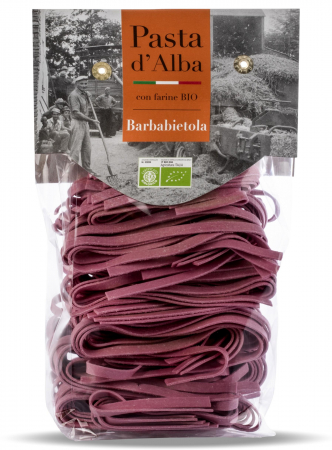Paste gourmet - Paste tagliatelle BIO din grau dur si sfecla rosie Pasta d'Alba