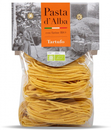 Paste cu oua - Paste tajarin BIO din grau dur, oua si trufe Pasta d'Alba