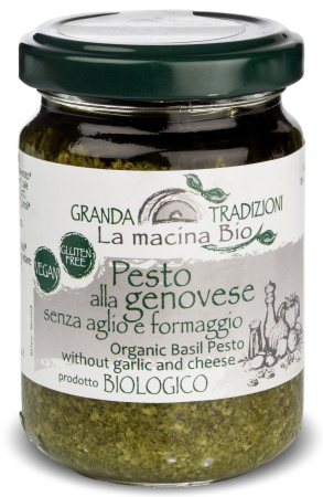 Pesto si creme vegetale - Pesto genovez BIO vegan din busuioc La Macina Bio
