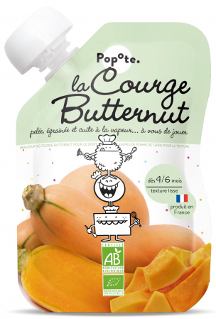 Piureuri cu legume - Piure BIO cu 60% dovleac, +4/6 luni Popote