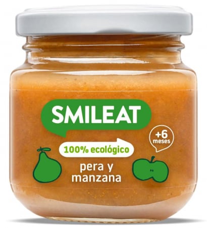 Lichidari - Piure BIO din pere si mere, +6 luni Smileat
