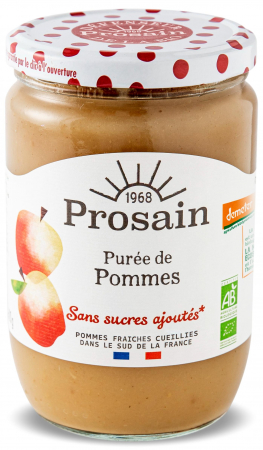 Piureuri de fructe - Piure de mere BIO demeter fara zahar Prosain