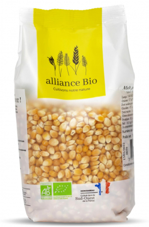 Cereale si legume uscate - Porumb BIO pentru popcorn Alliance Bio