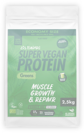 Lichidari - Proteina Super Vegan BIO(dupa efort) verde(format XXL) Iswari