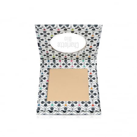 Pudra BIO ten compacta Nude, cu ulei jojoba, unt shea si ulei avocado Charlotte Bio [2]