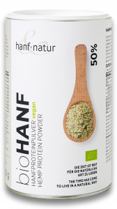Alimente cu proteine de canepa - Pulbere proteica BIO din canepa gramaj mare Hanf & Natur