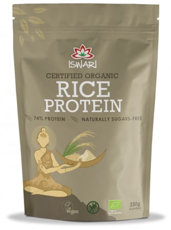 Lichidari - Pulbere proteica BIO din orez brun, 74% proteina Iswari