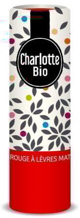 Ruj BIO mat Rouge Royal, cu unt shea, ulei ricin si unt jojoba Charlotte Bio [1]