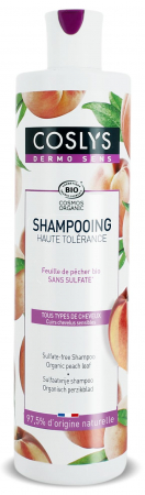 Lichidari - Sampon BIO fara sulfati, ingrijire scalp sensibil, cu extract de frunze de piersic Coslys