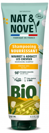 Ingrijire completa par - Sampon BIO hranitor pentru par uscat, cu extract de ovaz  Nat&Nove